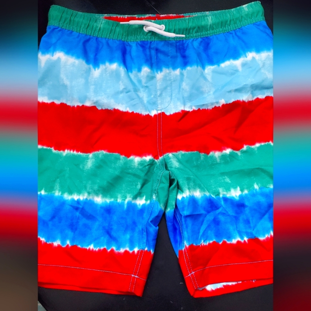Lands End | Boys Size Large | Multicolor| Swimming trunks